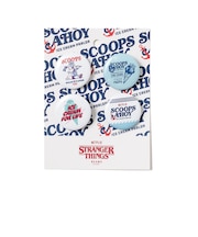 【COLLABORATION】STRANGER THINGS / Scoops Ahoy Can Badges