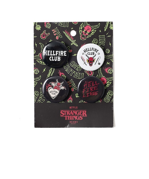 【COLLABORATION】STRANGER THINGS / Hellfire Club Can Badges