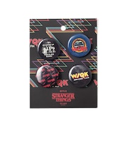 【COLLABORATION】STRANGER THINGS / WSQK Radio Can Badges