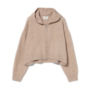mgh / Aura soft knit zip-up hoodie