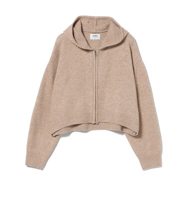 mgh / Aura soft knit zip-up hoodie