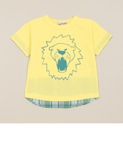 アニマル顔プリントTシャツ