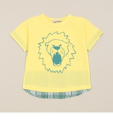 アニマル顔プリントTシャツ