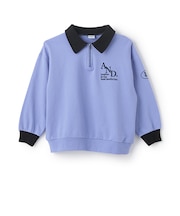 ハーフZIPワイドスウェット