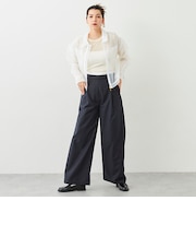 【LADIES】ダブルウエストパンツ
