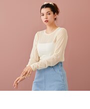 【LADIES】シアーTシャツ・ブラトップつき
