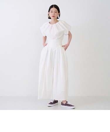 【LADIES】ワイドパンツ