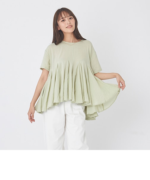 【AJUGA.リンク】フレアーブラウス（大人サイズ）