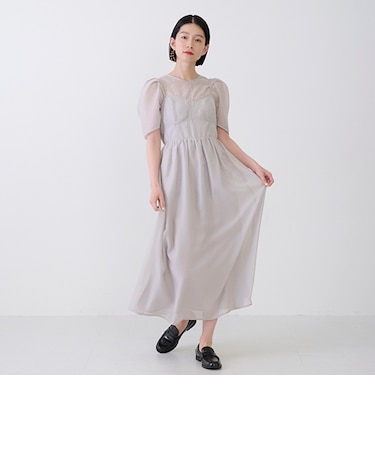 【LADIES】ビスチェワンピセット