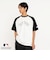 【大人向けサイズあり】【MLB】チームロゴプリントラグランスリーブ半袖Tシャツ