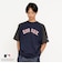 【大人向けサイズあり】【MLB】チームロゴプリントラグランスリーブ半袖Tシャツ