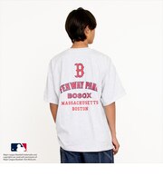 【大人向けサイズあり】【MLB】チームロゴプリント半袖Tシャツ
