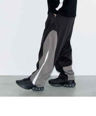 【大人向けサイズあり】【GLSW.】【セットアップ対応】パネル切替パンツ