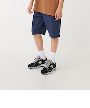 【大人向けサイズあり】【Easycare】ポリストレッチ・イージーハーフパンツ