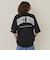 【大人向けサイズあり】【FORGETNEVER】バックアーチカレッジロゴ半袖Tシャツ_GLSW