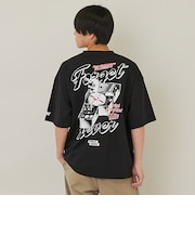【大人向けサイズあり】【FORGETNEVER】バックターンテーブル半袖ポケットTシャツ_GLSW