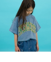 【SKIT0LY】【ヘビーウェイト天竺】ピグメントカレッジプリントTシャツ