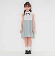 【Kids】レースプリーツドレス