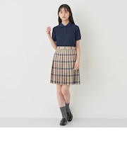 50ｃｍ丈28本チェックプリーツスカート