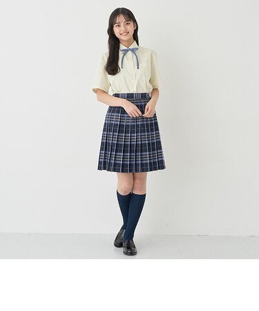 50ｃｍ丈28本チェックプリーツスカート