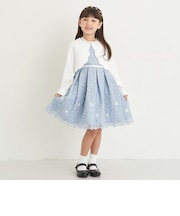 【キッズサイズ】ボレロジャケット+レースドレスセット