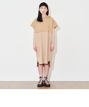 【AMI】ショートパーカドッキングワンピース