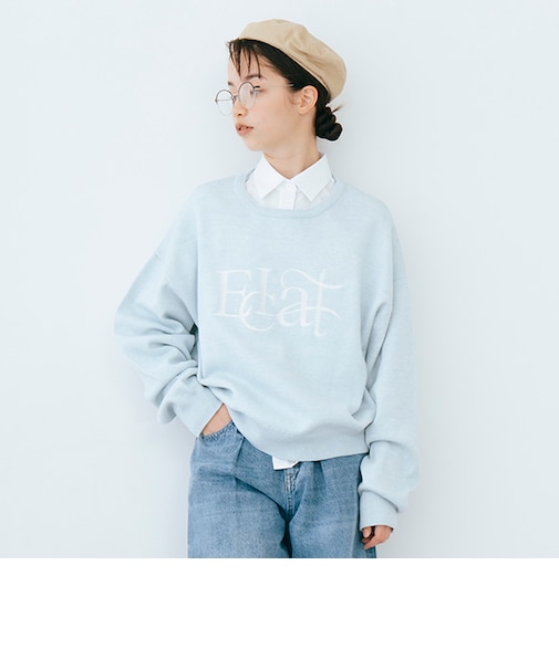 【AMI】リバーシブルニット
