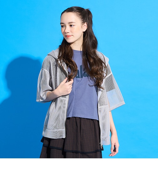 【AMI】ダンボールメッシュパーカ×Tシャツセット