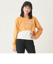 クロップドパフスリーブTタンクセット