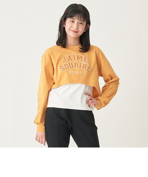 クロップドパフスリーブTタンクセット