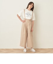 【ひんやり】サスつきワイドパンツ