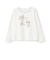 リボンアップリケTシャツ
