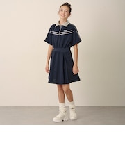ハーフZIPカットワンピース