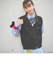 【130cmあり】【Disney】ニットベスト＆シャツセット