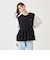 ペプラムニットベスト＆Tシャツセット