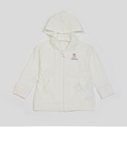 【人気商品再入荷】【直営店で取り扱い無し】クマワンポイント長袖ジップパーカ