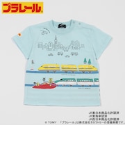 【プラレール】手書きタッチ半袖Tシャツ