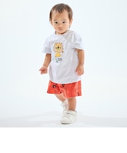 動物半袖Tシャツセットアップ