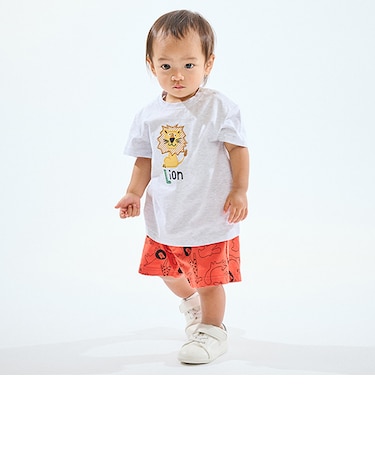 動物半袖Tシャツセットアップ