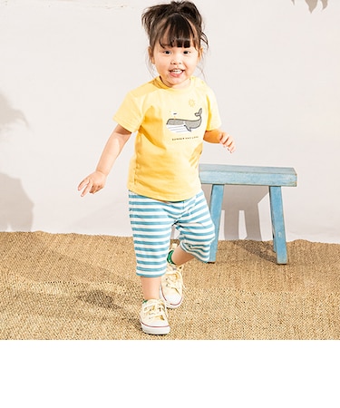 クジラ半袖Tシャツセットアップ