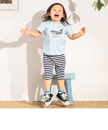 クジラ半袖Tシャツセットアップ