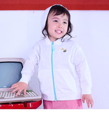 重機ワンポイントジップパーカ