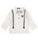 蝶ネクタイつきサスペンダー風ポロシャツ