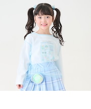 チュールレイヤード　長袖Tシャツ