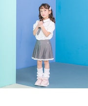 裾レースプリーツスカート