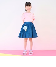 アイスポーチつき　アコーディオンプリーツスカート