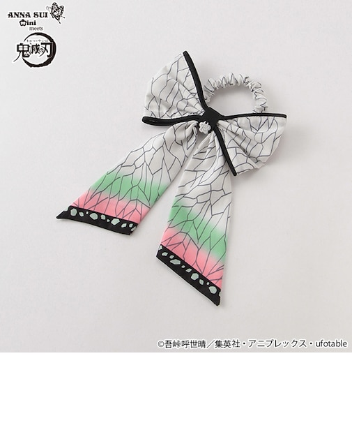 【鬼滅の刃】 着物柄リボンシュシュ