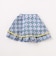 Gingham Flower二段キュロット【日本製】