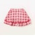Gingham Flower二段キュロット【日本製】