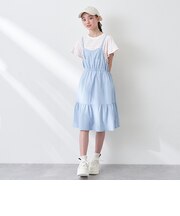 キャミワンピース＆ボーダーTシャツセット